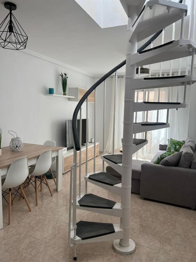 Atico Duplex Con Vista Mar Y Terraza Privada A 200M De La Playa Hasta 6 Personas Garrucha Exterior foto