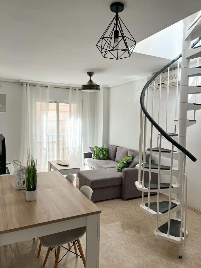 Atico Duplex Con Vista Mar Y Terraza Privada A 200M De La Playa Hasta 6 Personas Garrucha Exterior foto